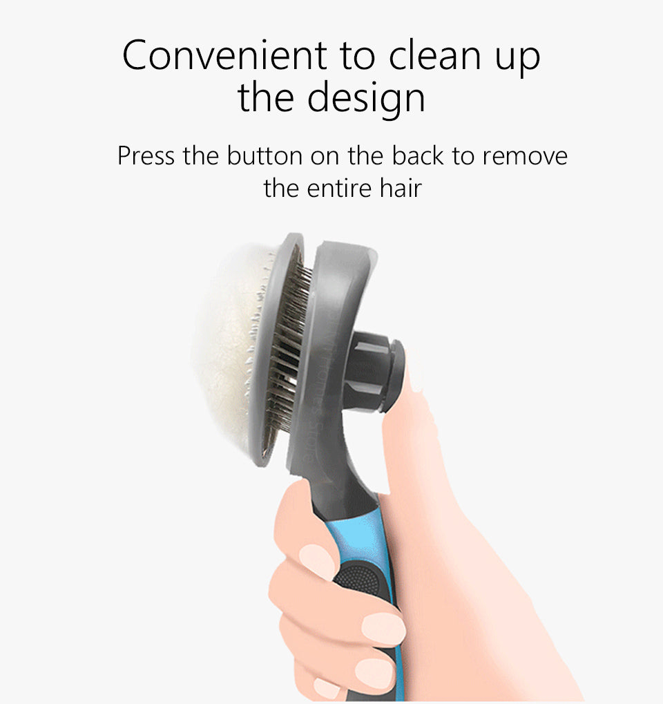 Self-Cleaning Brush for Dogs and Cats