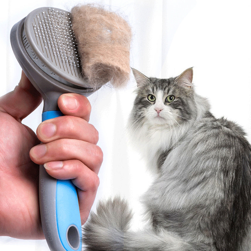 Self-Cleaning Brush for Dogs and Cats